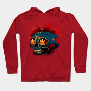 Blue Fire Hoodie